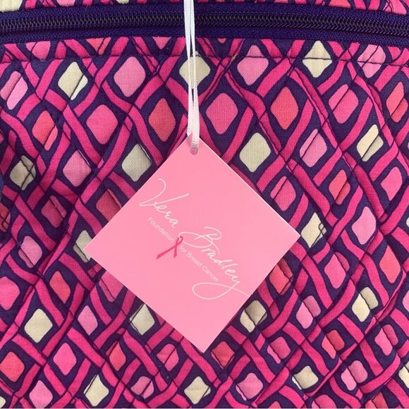 NWT Vera Bradley Campus Backpack Katalina Pink Diamond s back to school - Picture 9 of 11